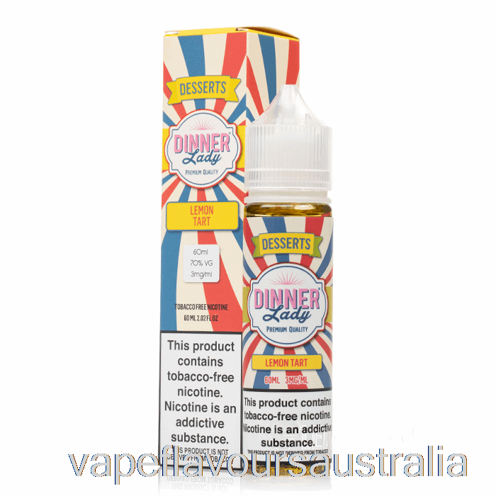 Vape Australia Lemon Tart - Vape Dinner Lady - 60mL 6mg